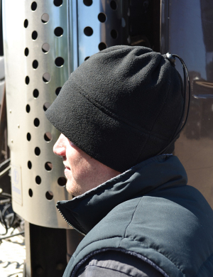 TuffStuff Fleece Neck Warmer/Hat 418 - Black